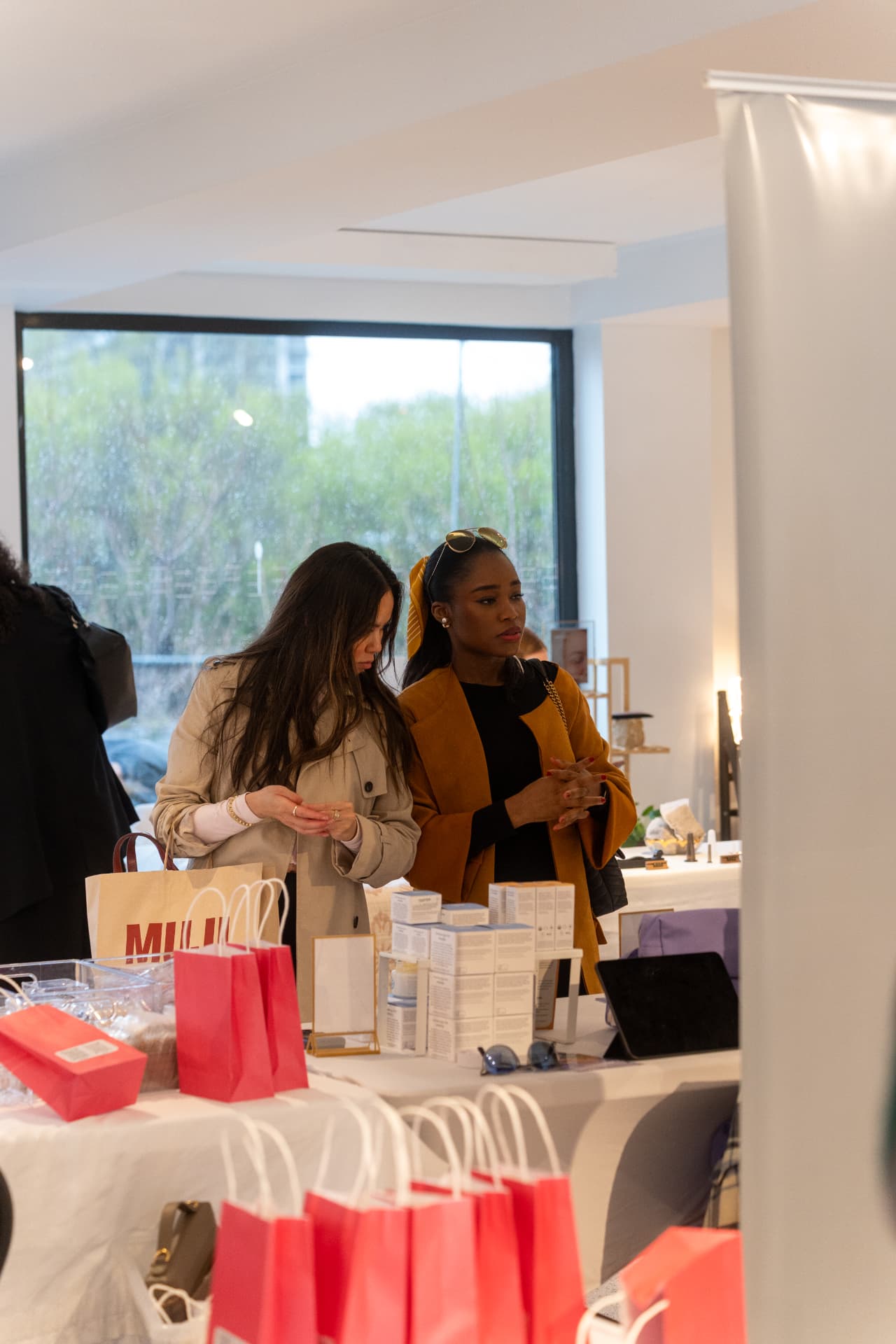 Guests discovering local brands